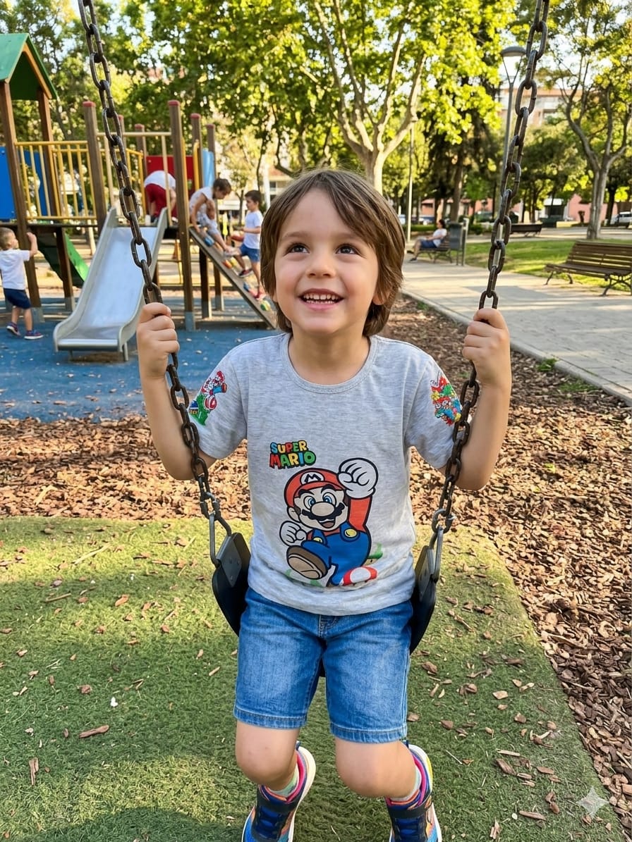 Remera Gris Niño
